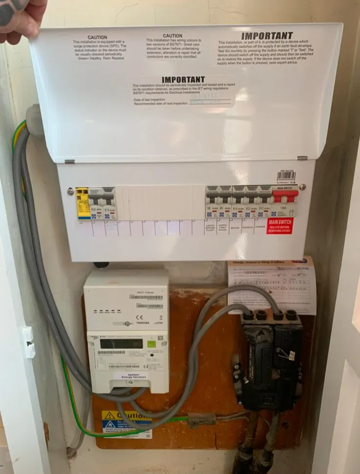 New labelled consumer unit